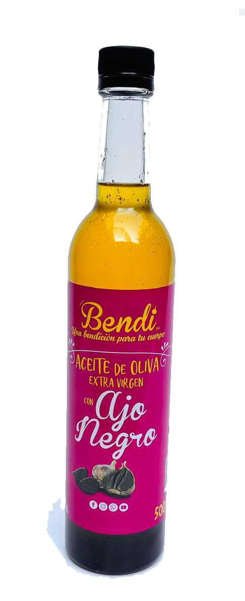 Aceite de oliva con Bendi Ajo Negro 250 ml