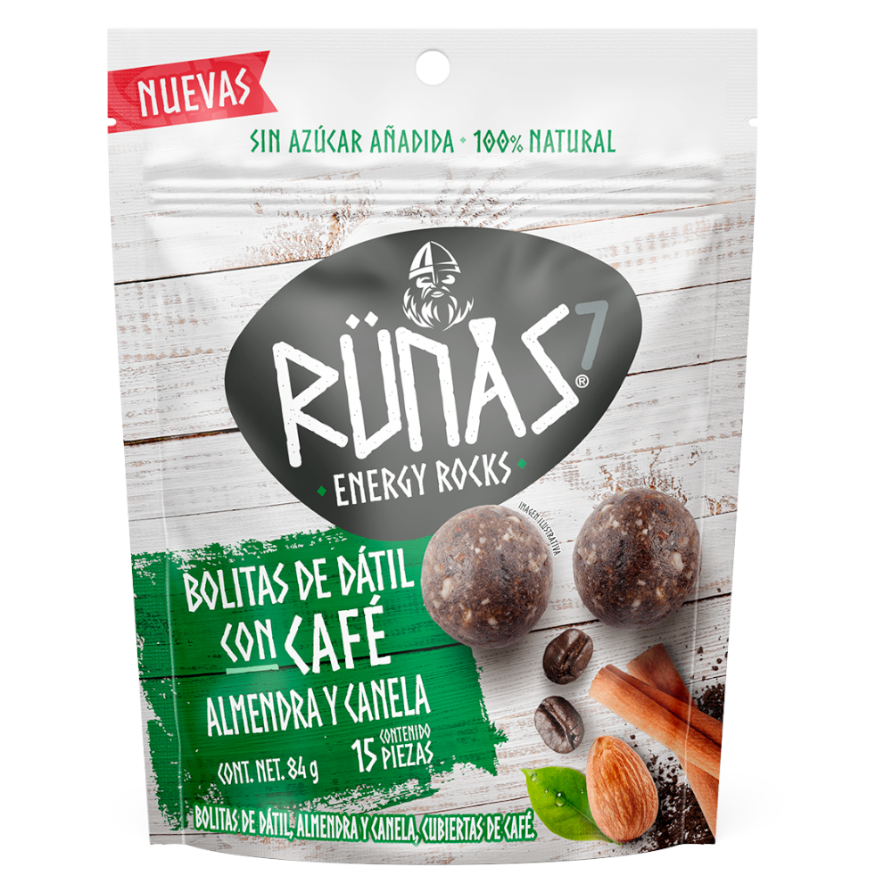 Bolitas de Dátil con café y canela 84 g
