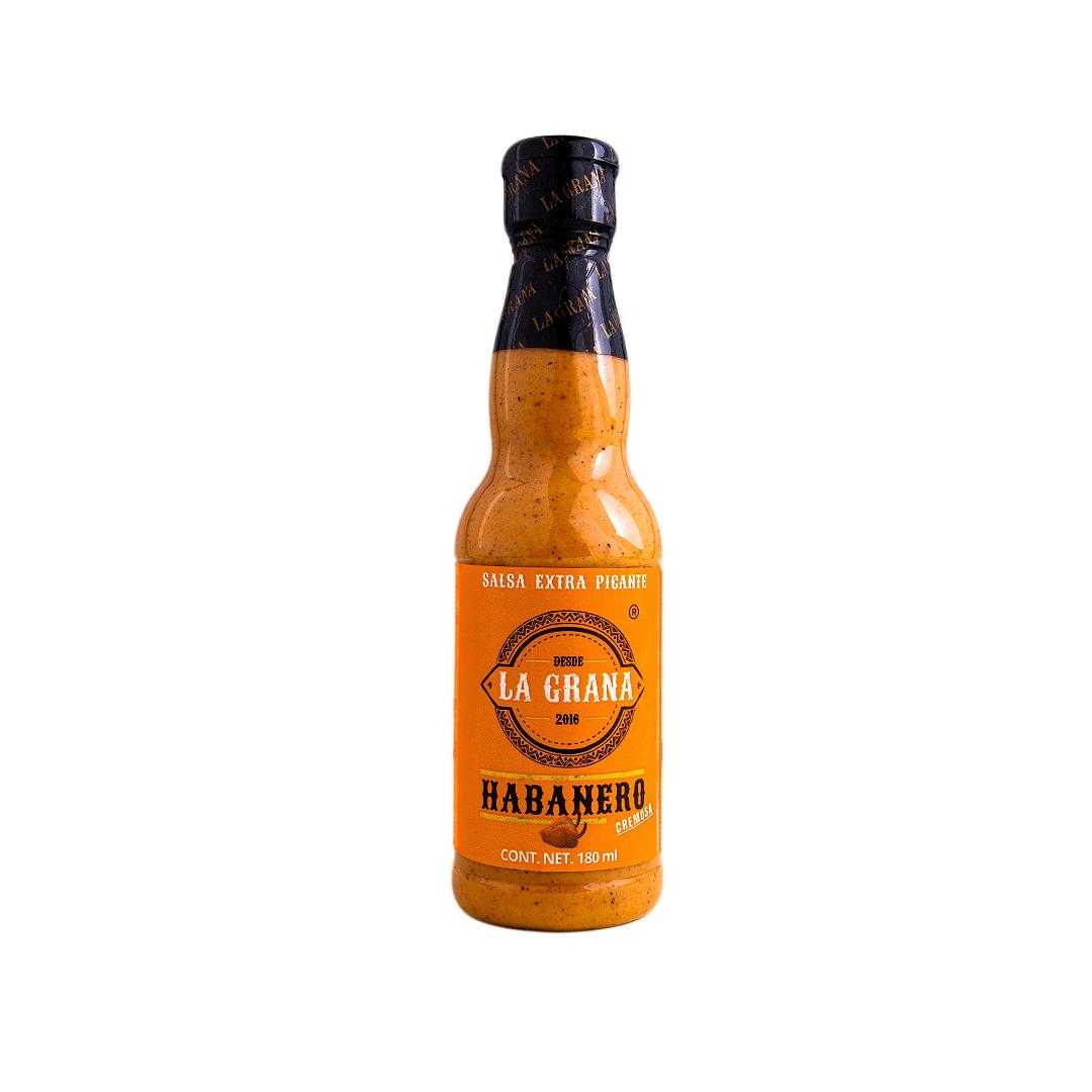 Salsa de Chile Habanero Asado Cremosa