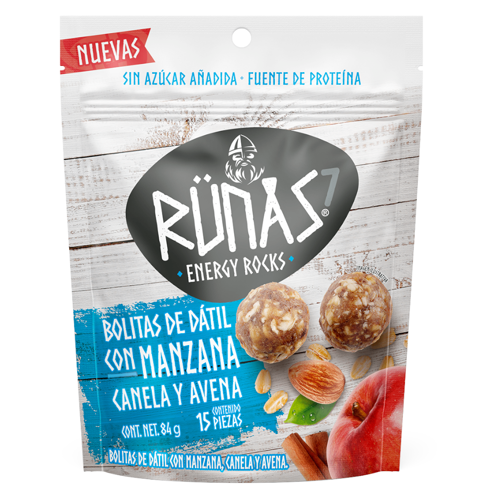 Bolitas de manzana con canela  84 gr