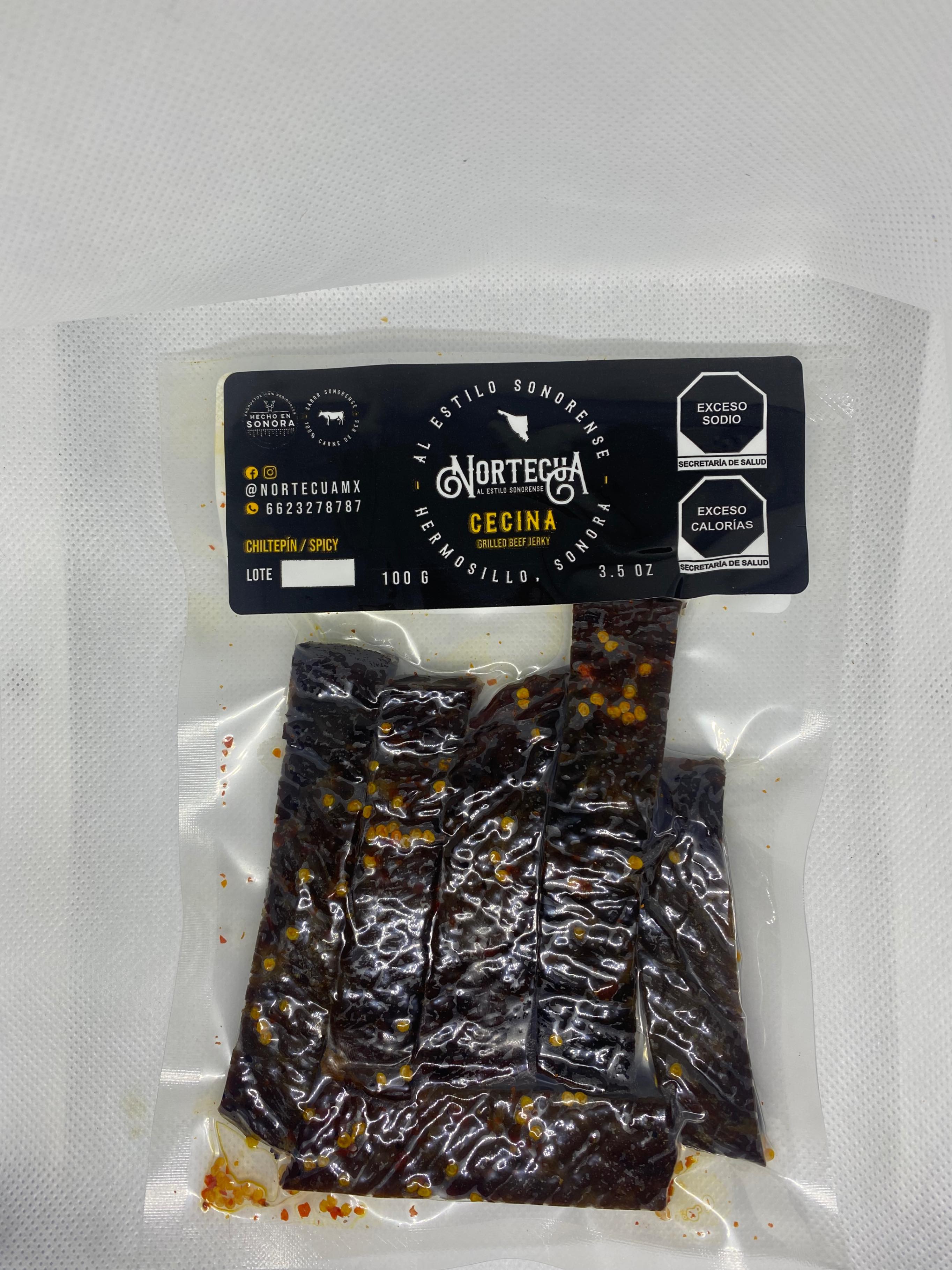 Cecina con Chiltepin 