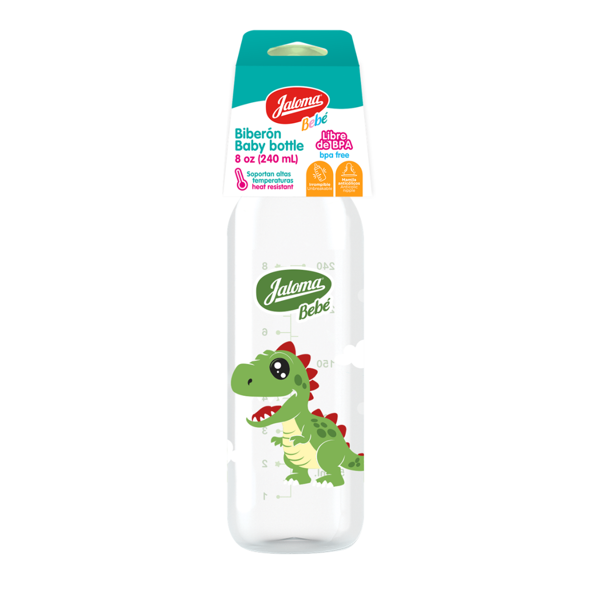 Jaloma biberón niño dinosaurio (25 x 8 oz.)