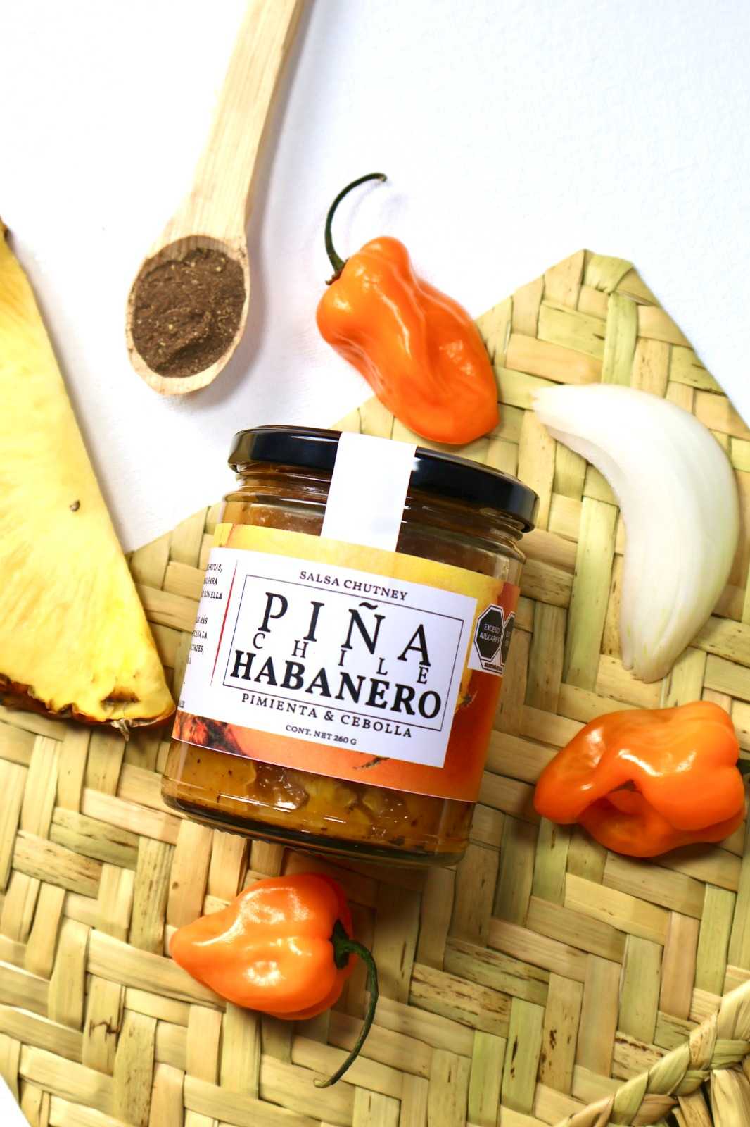 Salsa Chutney Piña Habanero