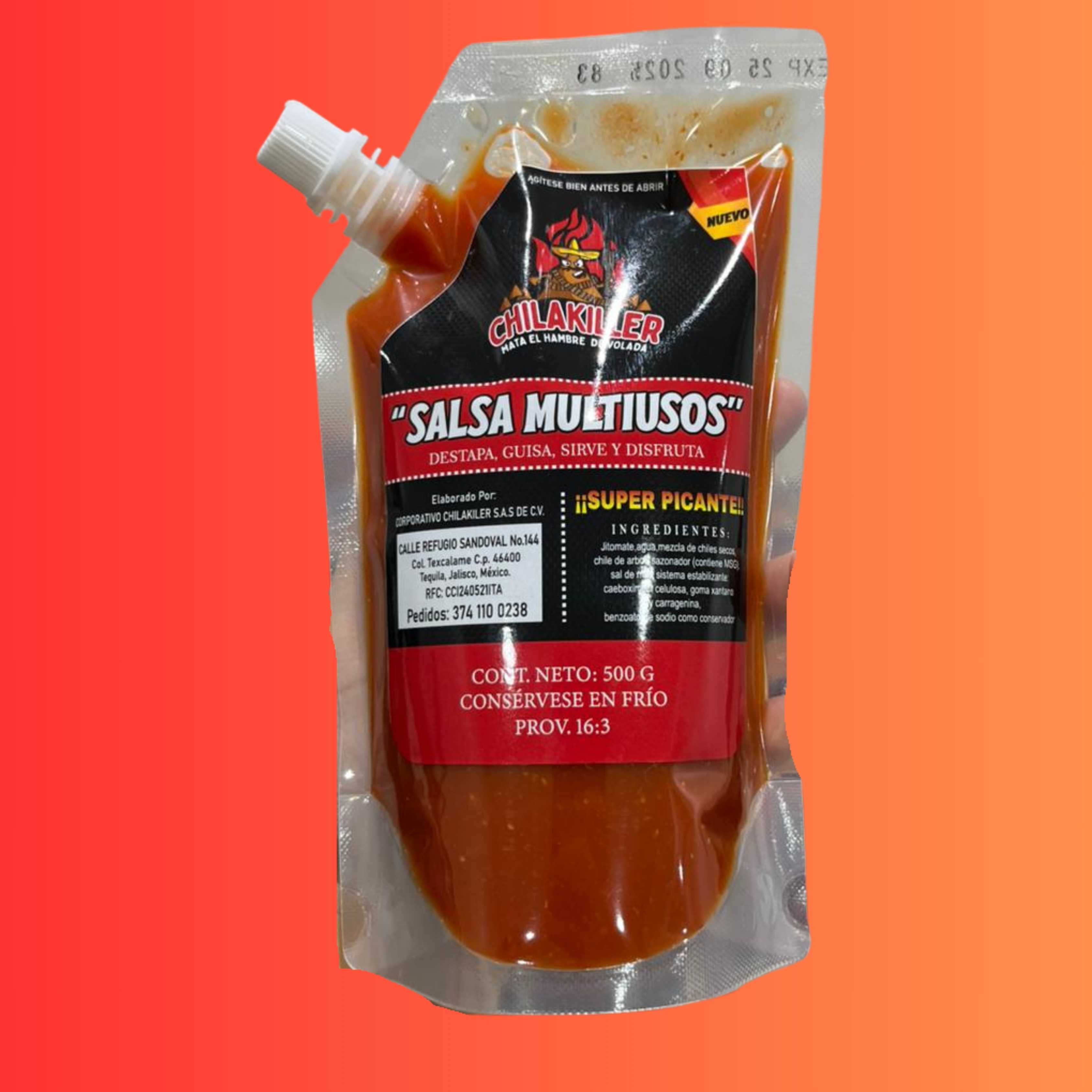 Chilakiller salsa roja super picante