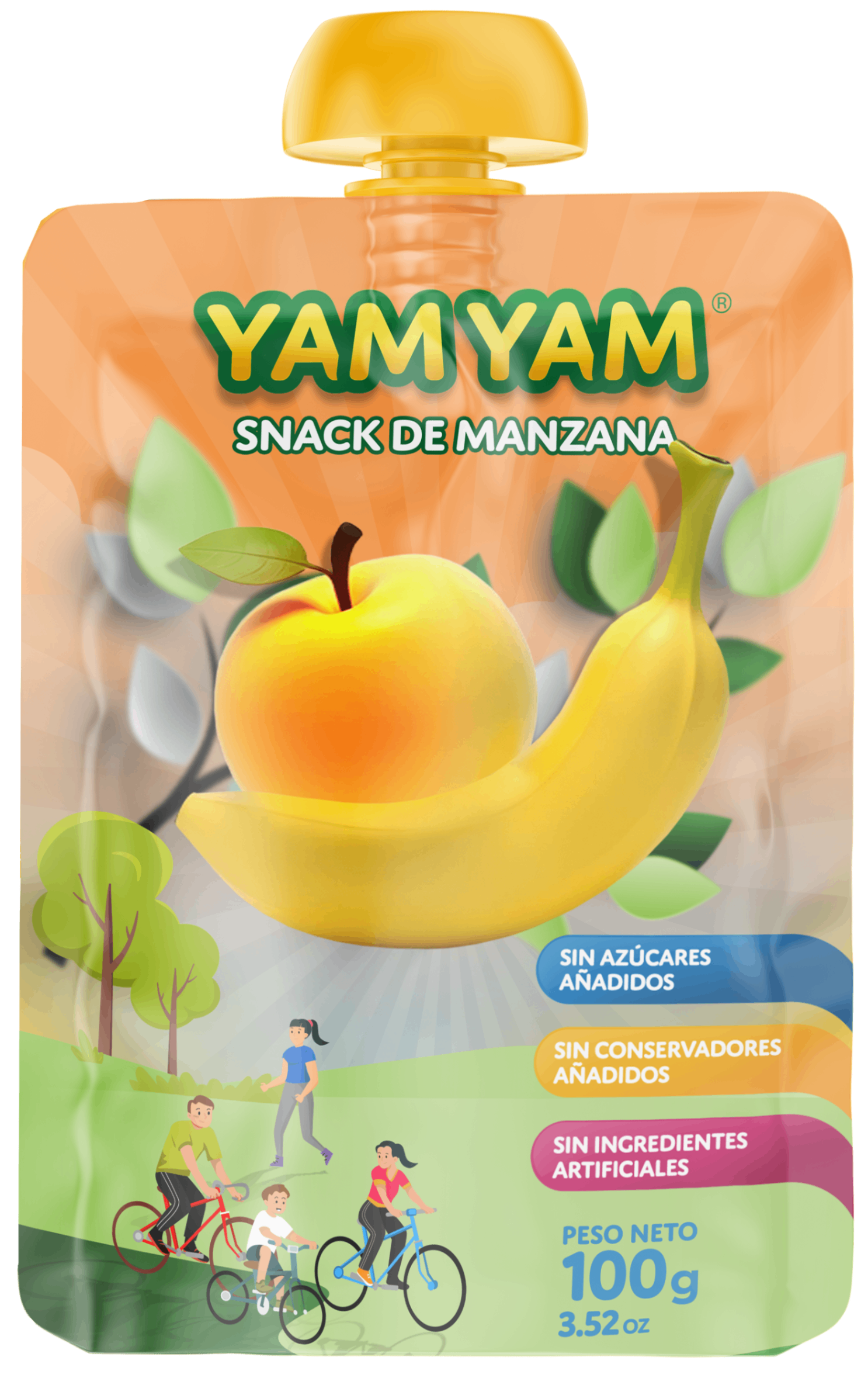 Puré de Manzana-Plátano YamYam