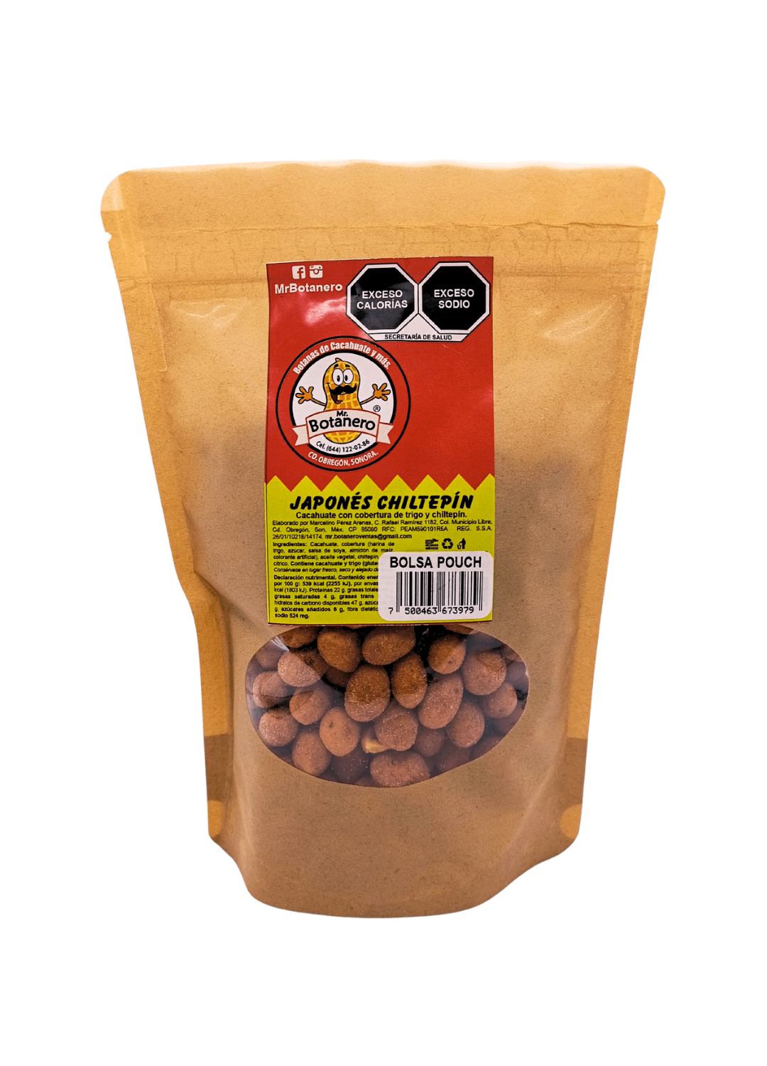 Japones Chiltepin 275 g.