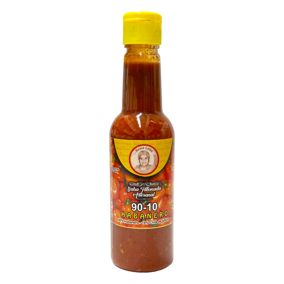 Salsa Habanero Mamá Laisa 90-10 190 ml
