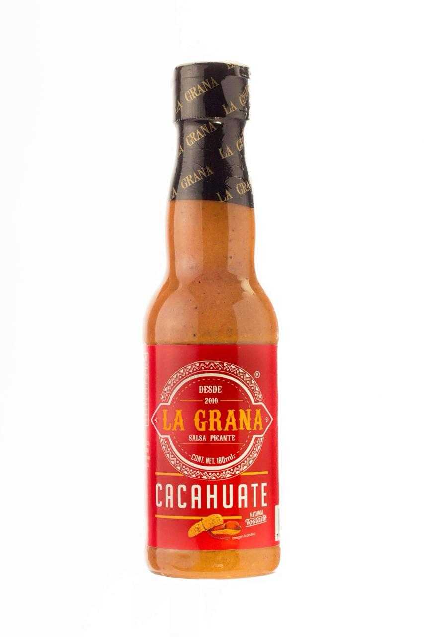 Salsa de cacahuate Tostado y Chiles Secos