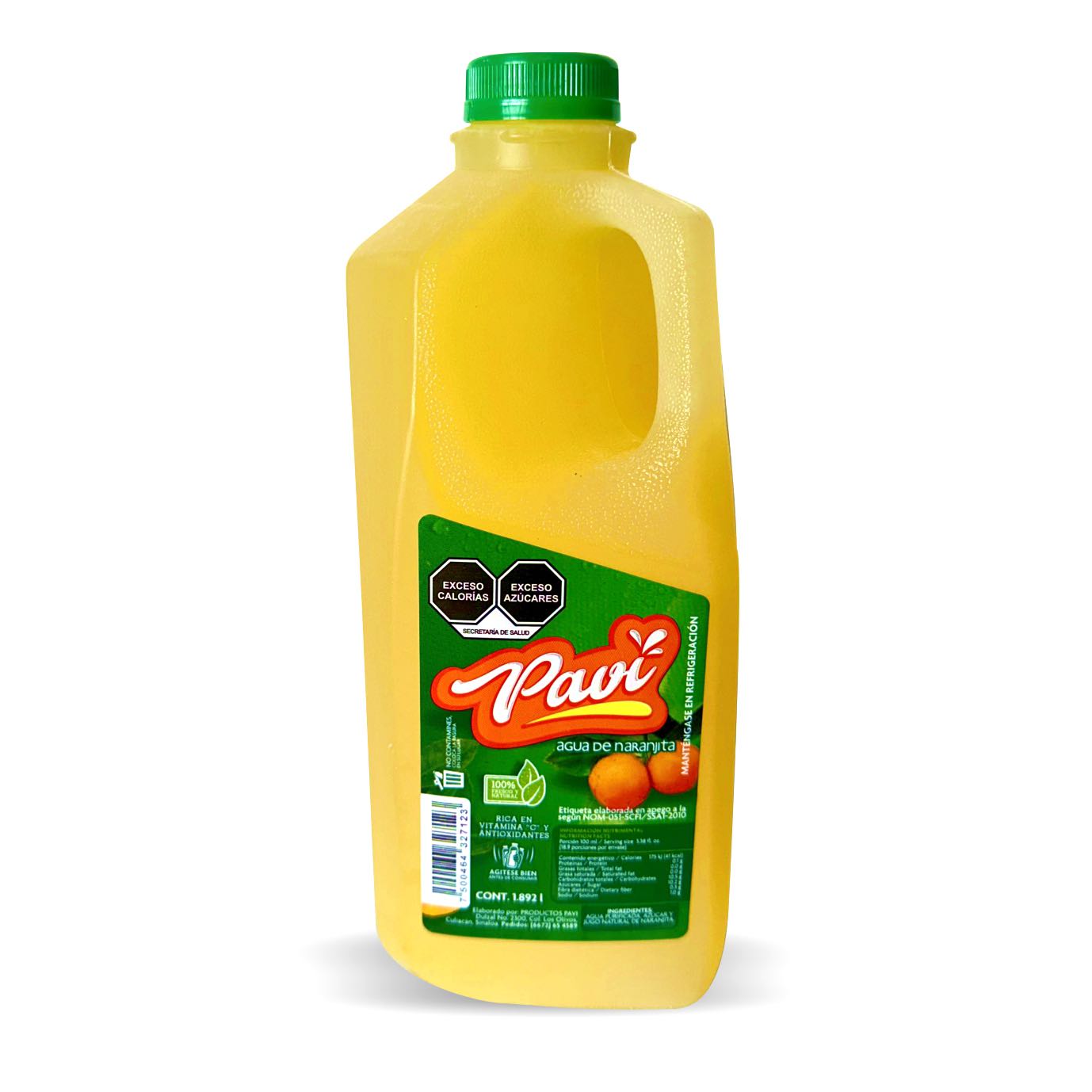 Agua de naranjita Medio galón 