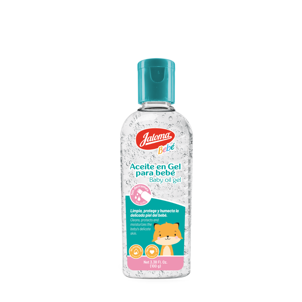 Aceite en Gel para Bebé, frasco 100 gr.