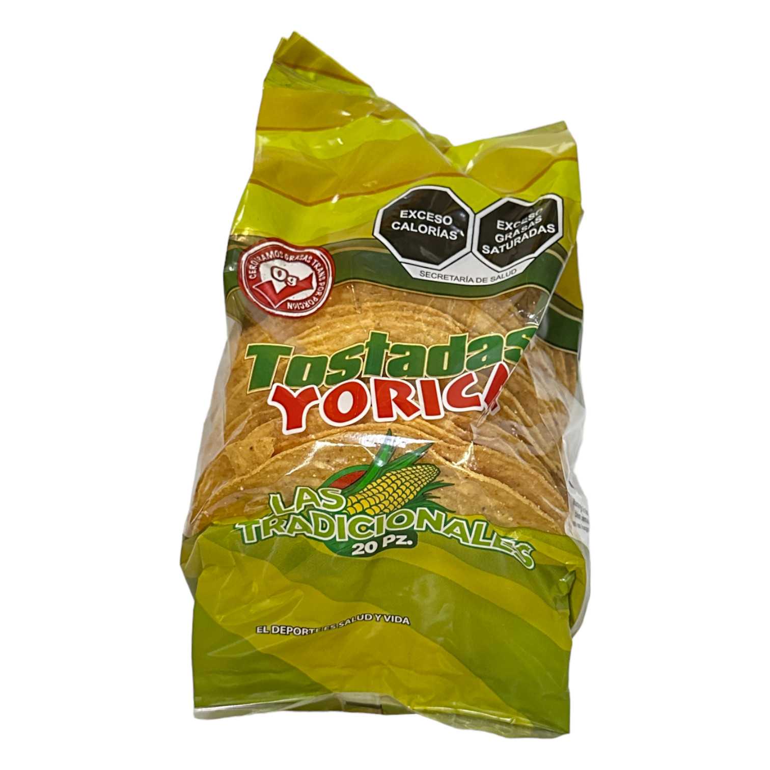 Tostadas Planas Las Tradicionales 𓂀 𝕐𝕠𝕣𝕚𝕔𝕒 𓂀 20 pzs