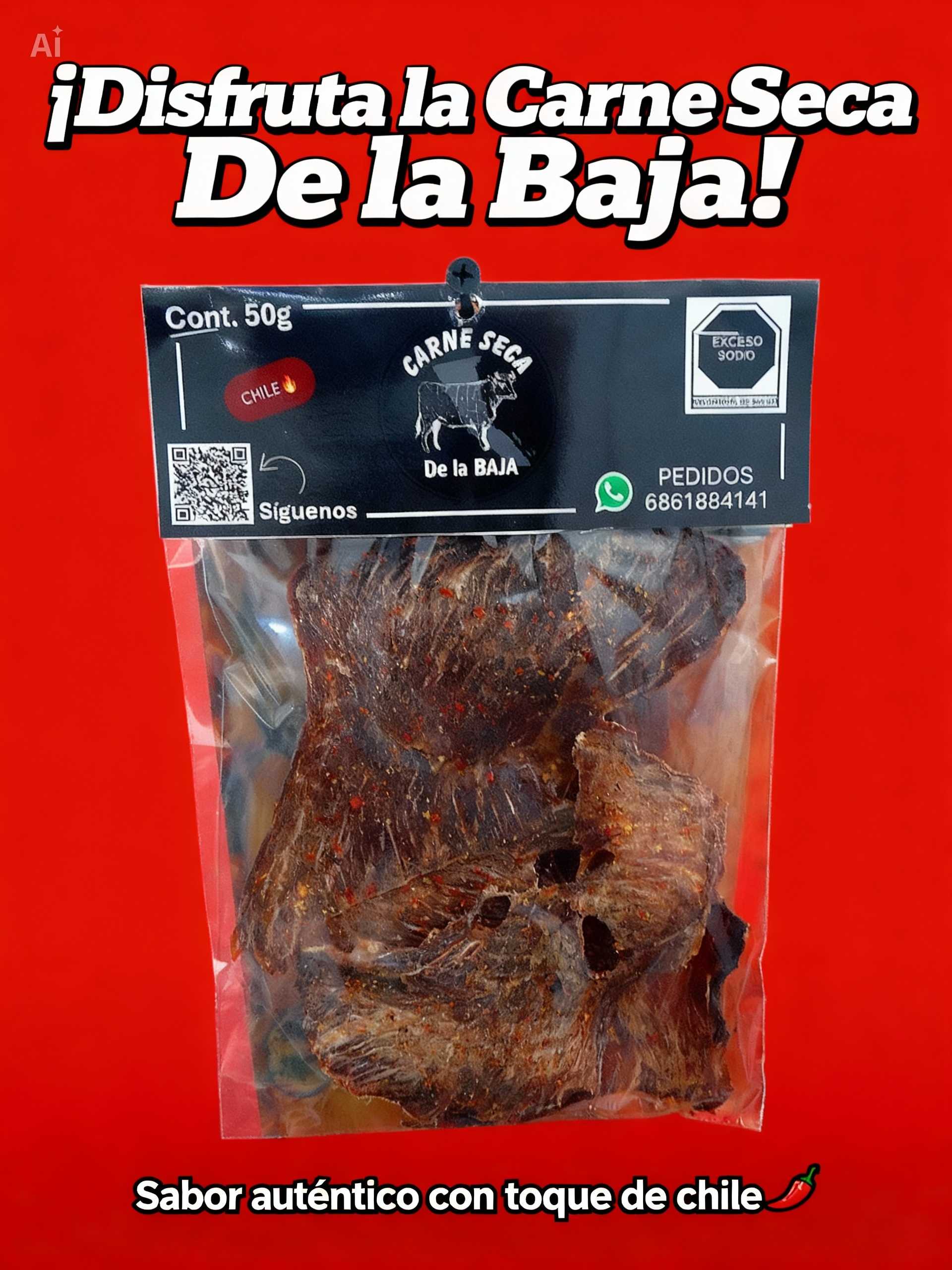 Carne seca con chile