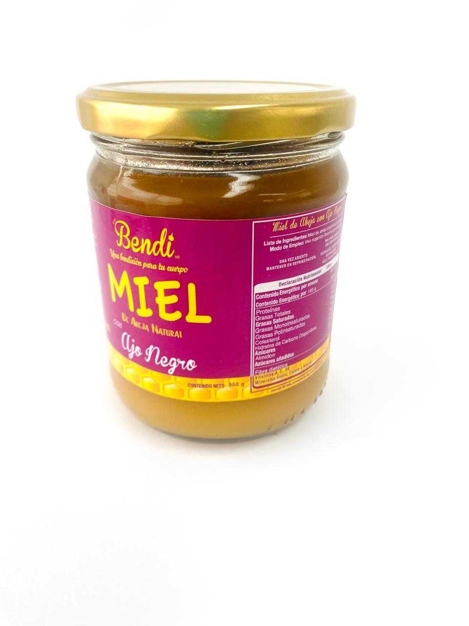Miel de Abeja con Ajo Negro 550 g
