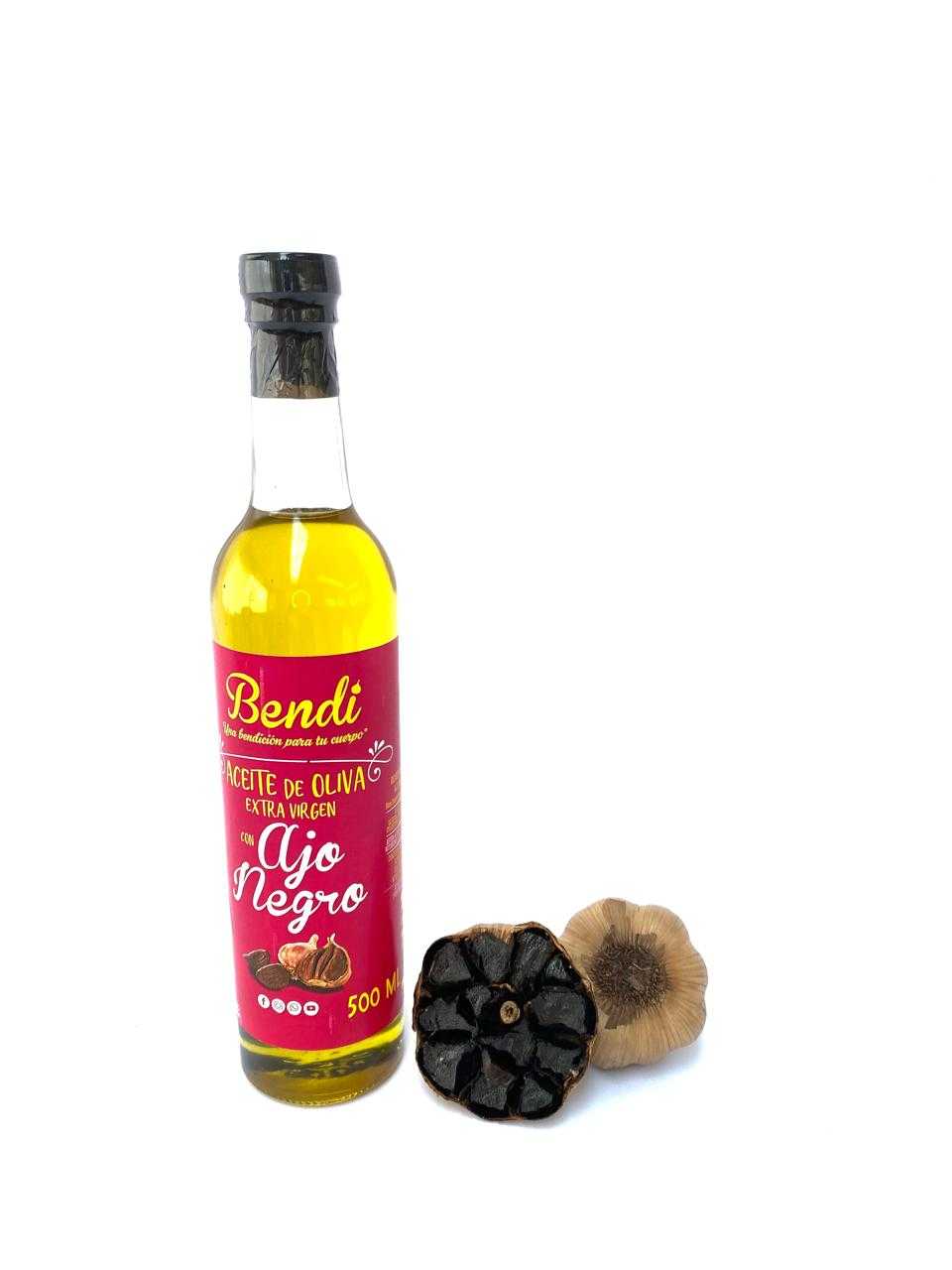 Aceite de oliva con Bendi Ajo Negro 500 ml