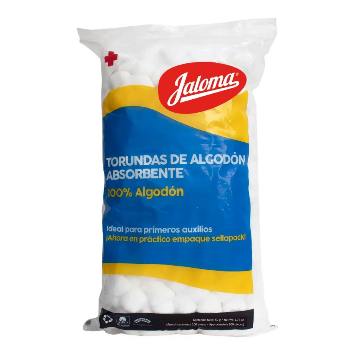 Algodón Absorbente Torundas / Bolitas 100 pz.