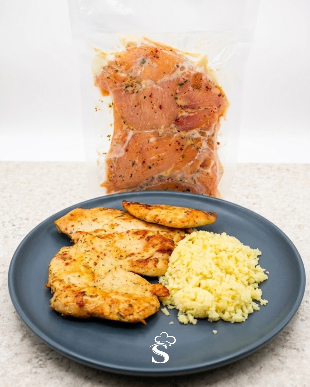 Filete de pollo a las finas hierbas 