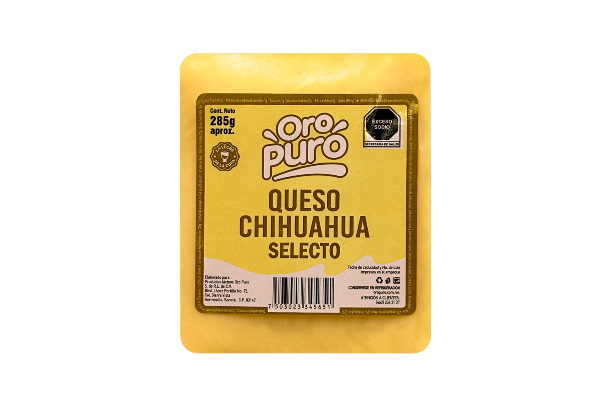Queso Chihuahua Selecto 285g