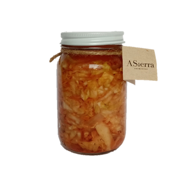 Col en adobo de achiote