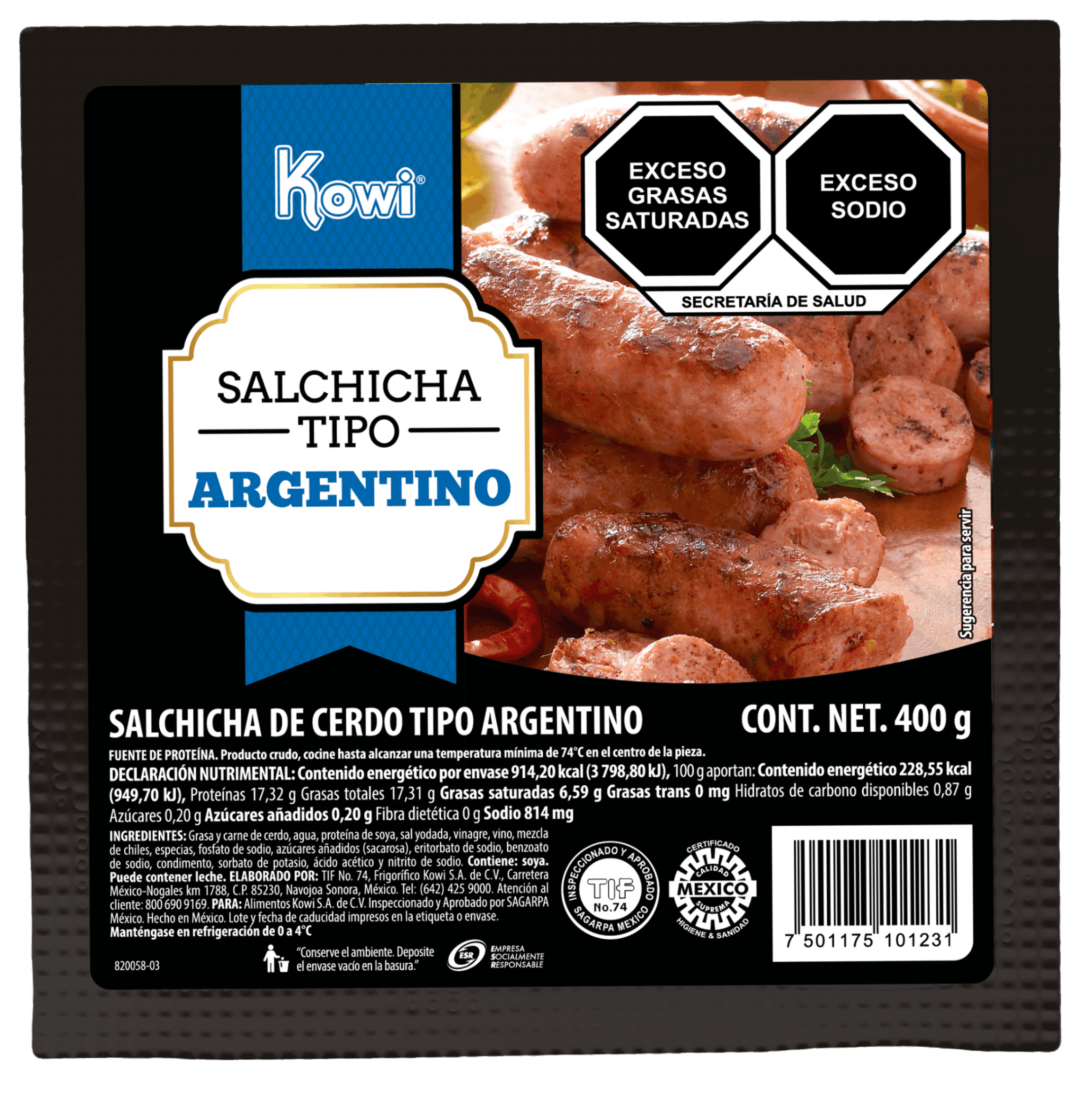 Salchicha Tipo Argentino
