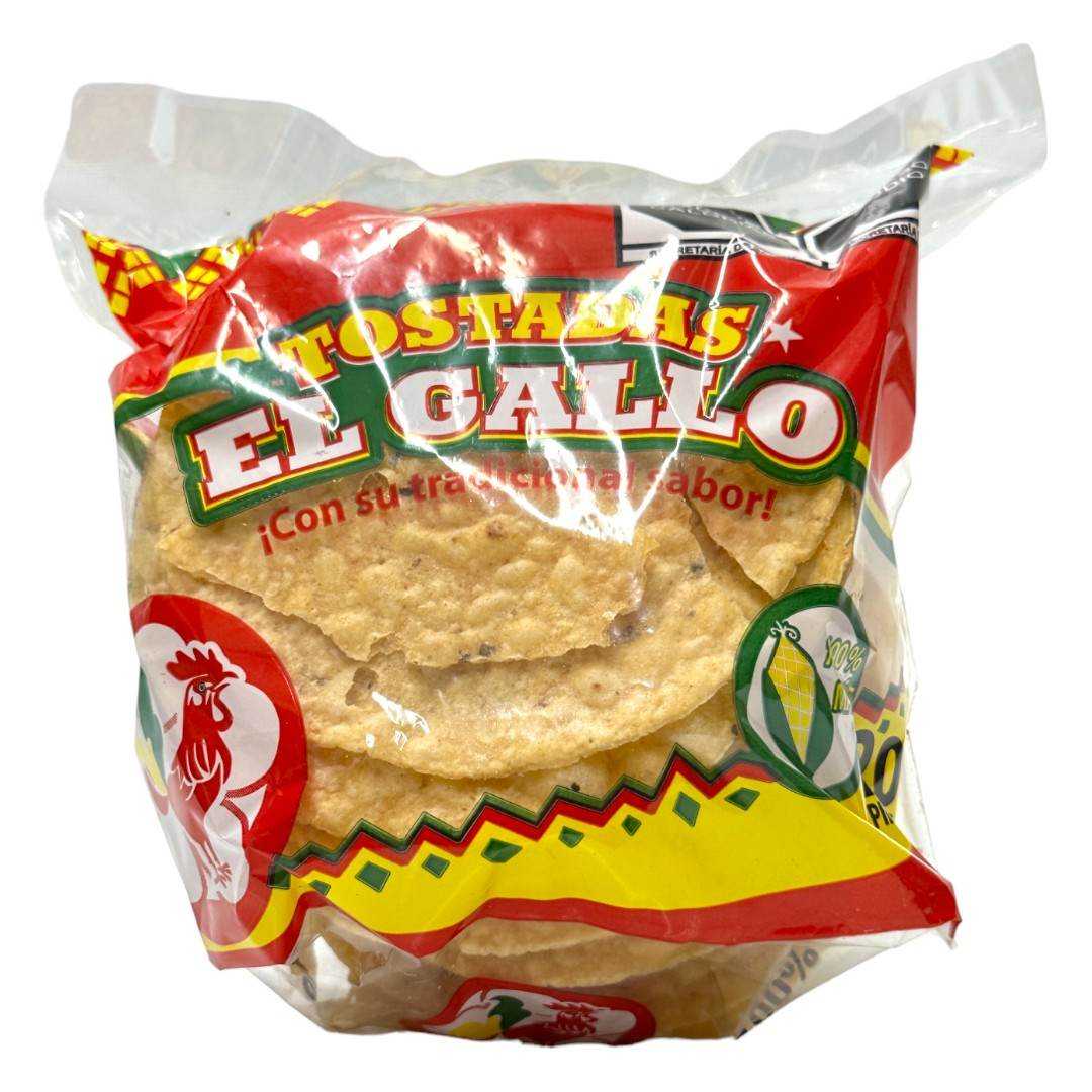 Tostadas Planas Totopos El Gallo