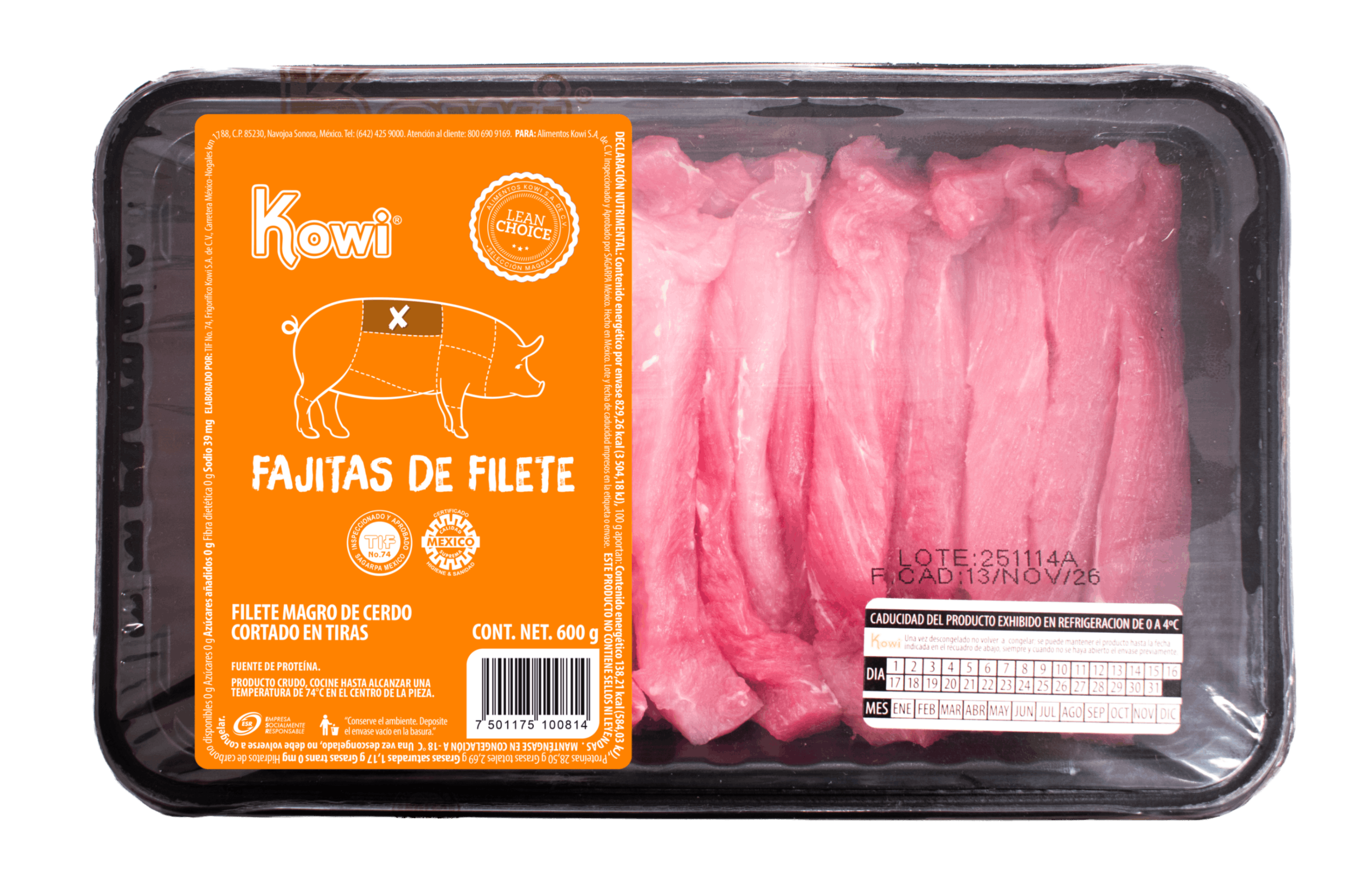Fajitas de Filete