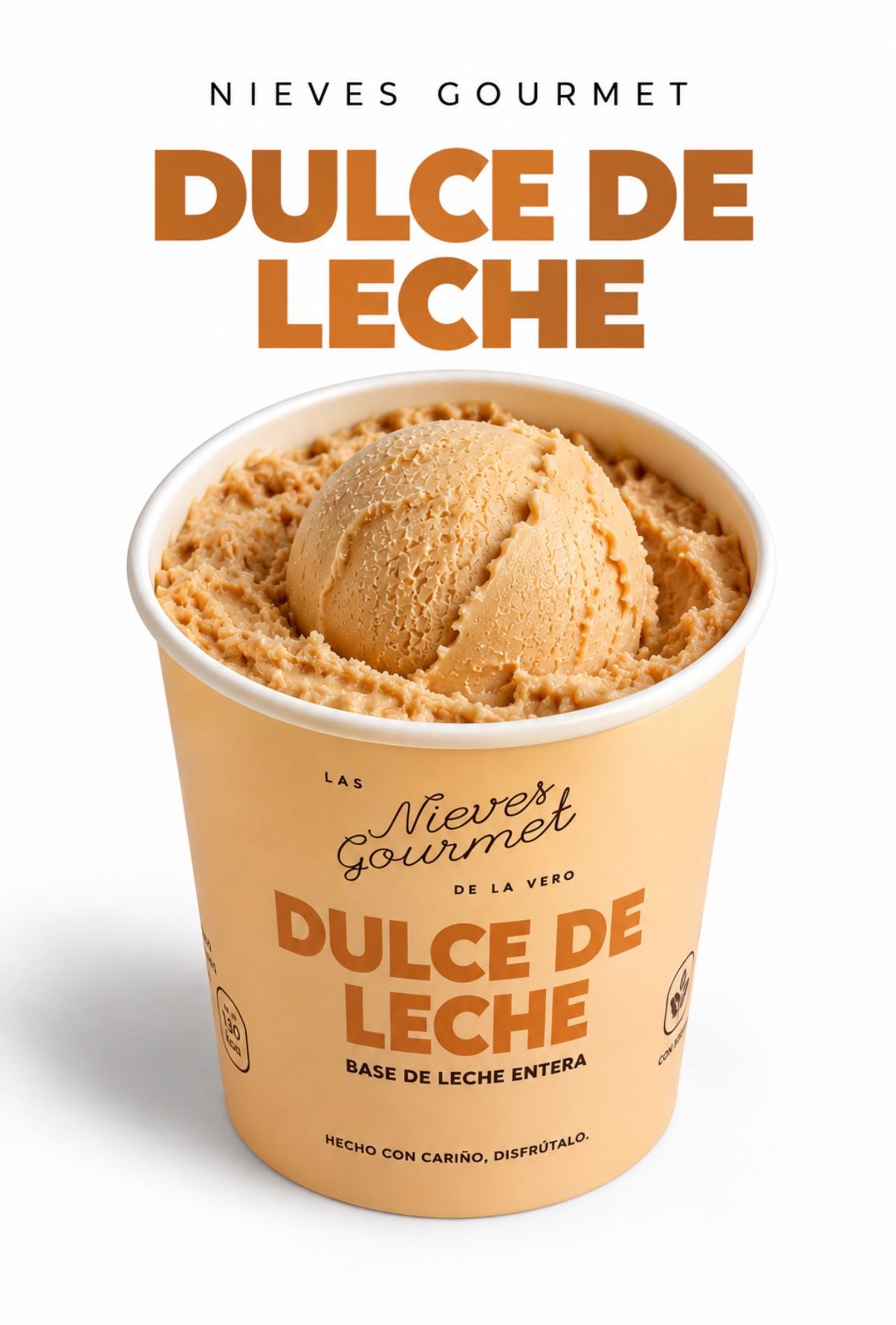 Nieve de Dulce de Leche 1L