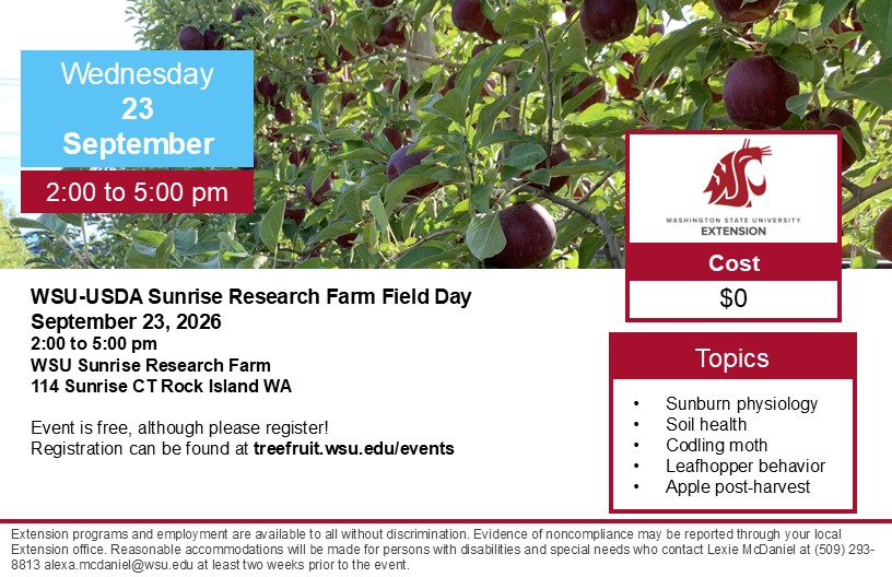 2026 WSU SRO Field Day Flier