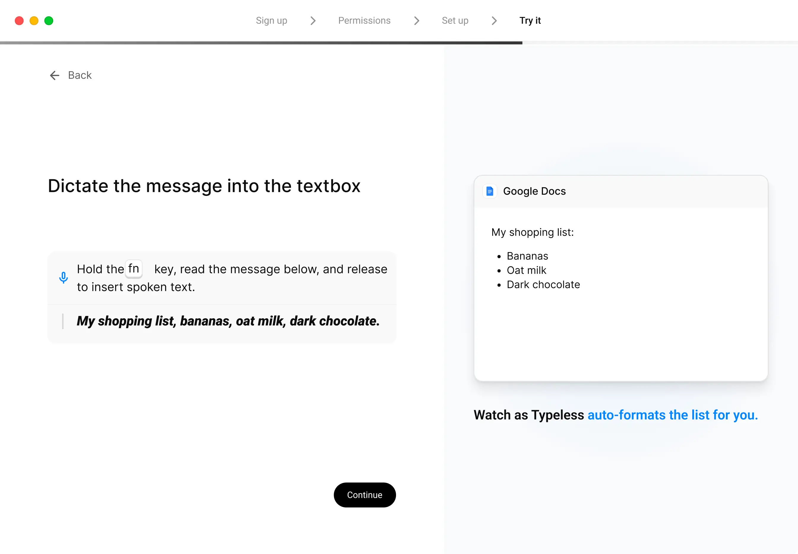 watch-as-typeless-auto-formats-the-list-for-you