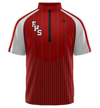 Falcons Quarter Zip Jacket Shorts Sleeve