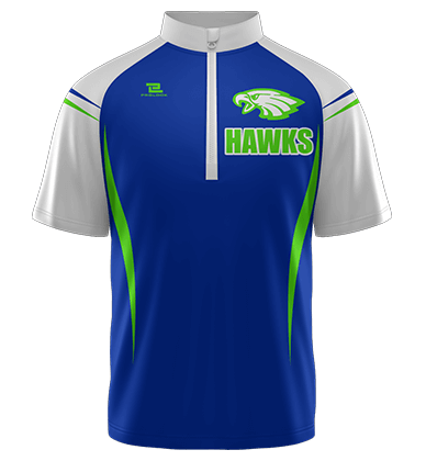 Hawks Quarter Zip Jacket Shorts Sleeve