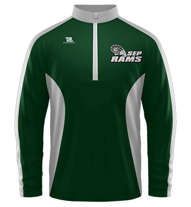 Rams Quarter Zip Jacket Long Sleeve