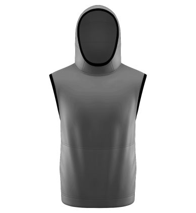 SFN Pull Over Hoodie Sleeveless Blank Template