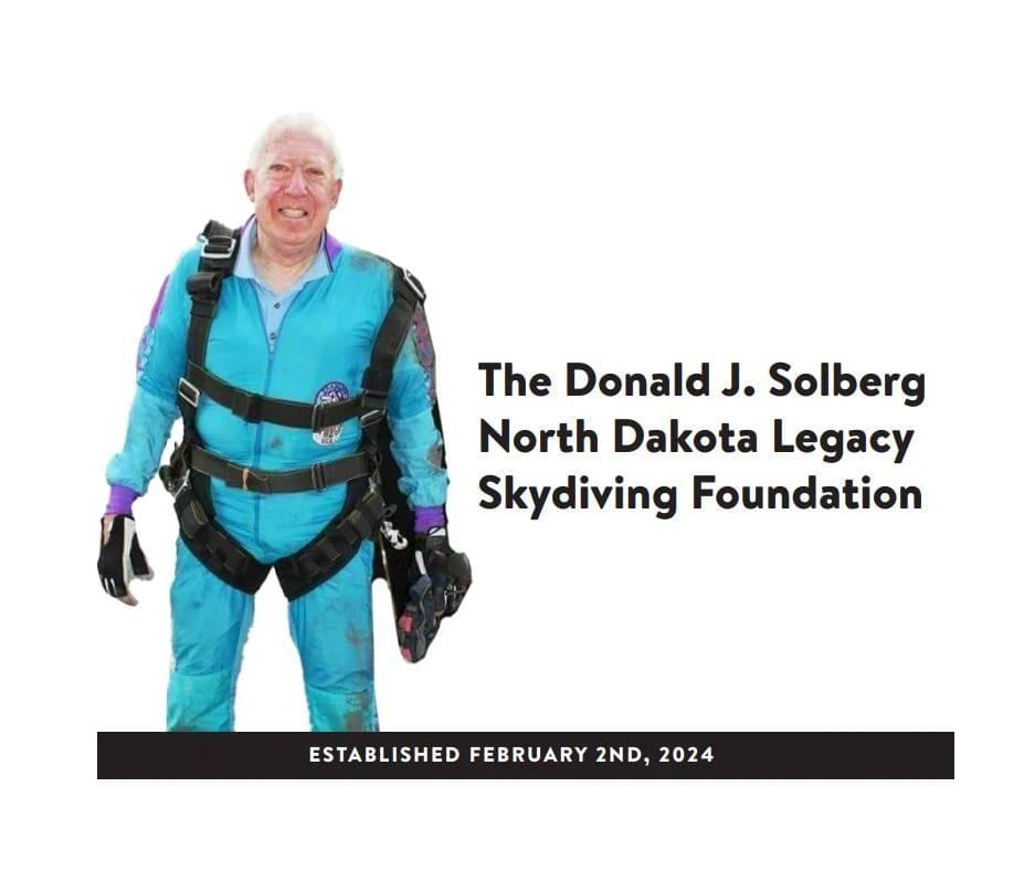 The Donald J. Solberg North Dakota Legacy Skydiving Foundation