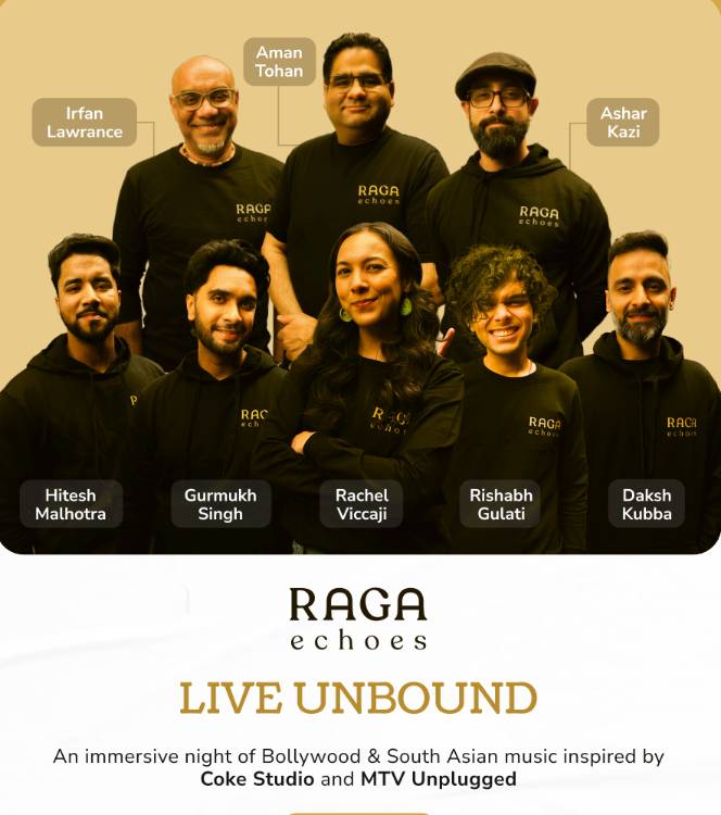 Raga Echoes: Live Unbound - An Immersive Night of Bollywood and South Asian Music Inspired By Coke Studio