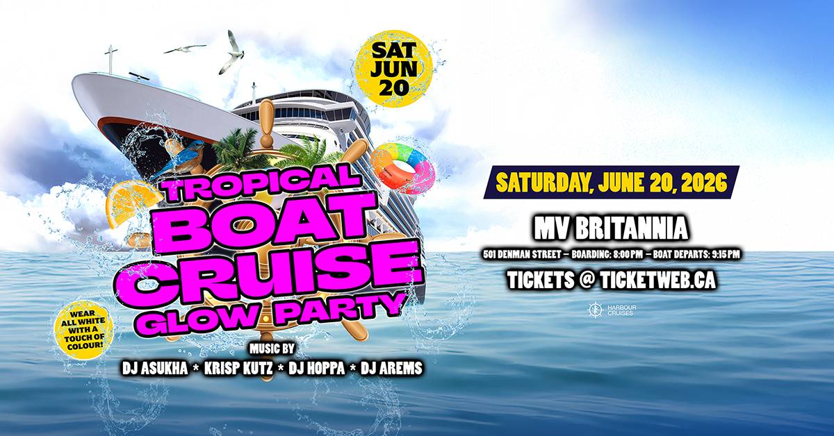 TROPICAL BOAT CRUISE GLOW PARTY