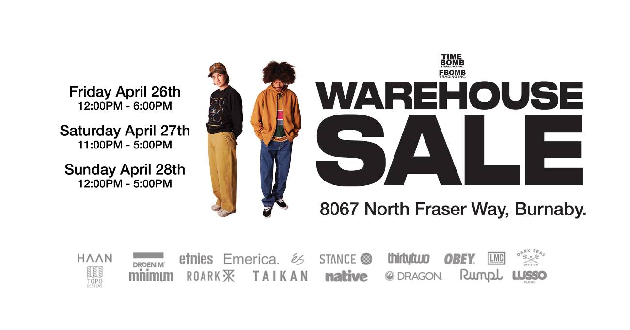 Timebomb Trading's Massive Warehouse Sale