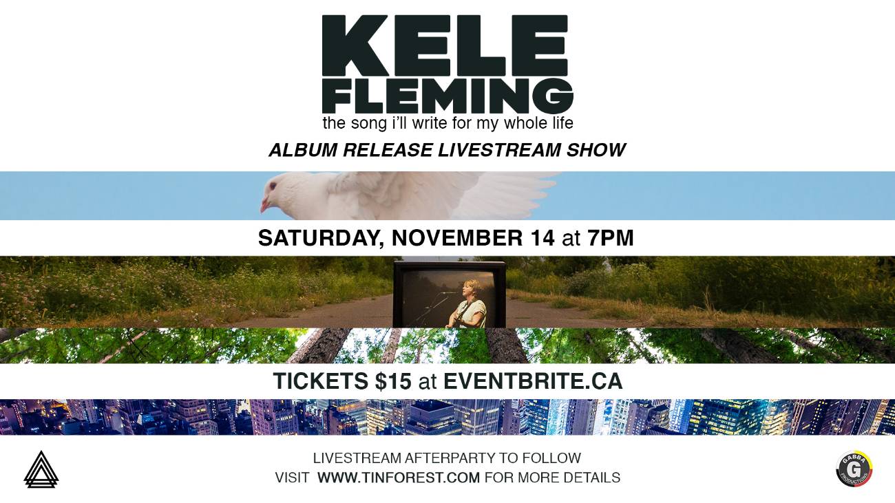 KELE FLEMING the song i'll write for my whole life ALBUM RELEASE LIVESTREAM SHOW