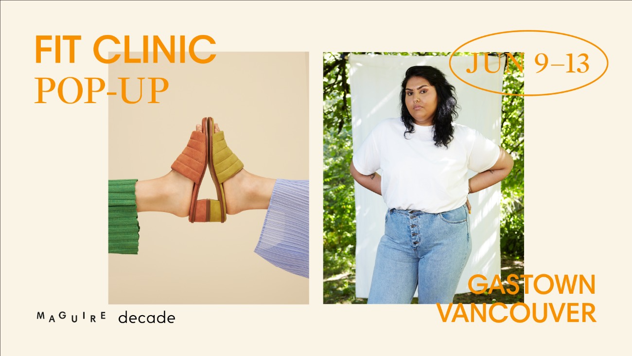 Maguire Footwear + Decade Denim Fit Clinic + Pop-Up