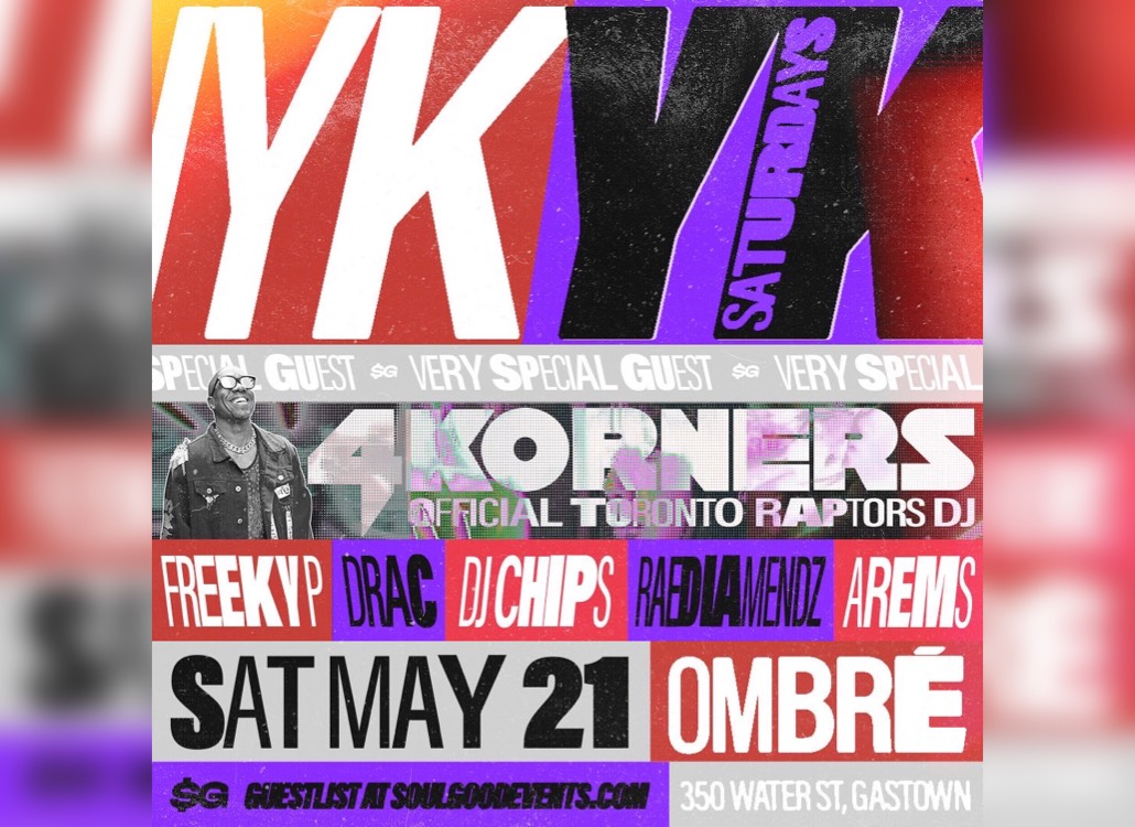 Toronto Raptors Official DJ 4Korners at Ombré in Gastown