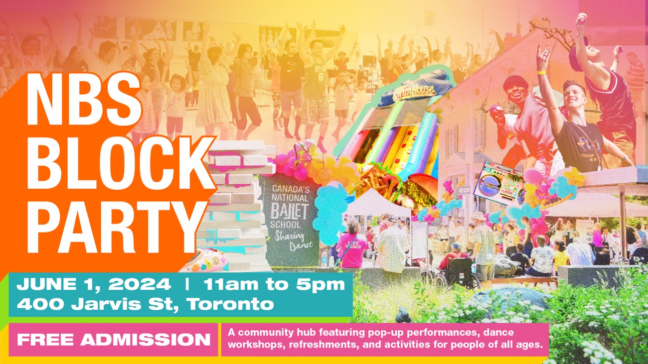 Canada's National Ballet School's Free Summer BLOCK PARTY