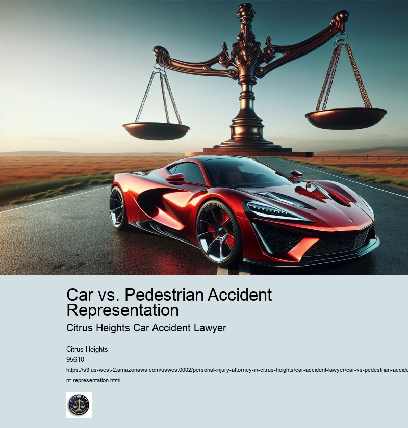Car vs. Pedestrian Accident Representation