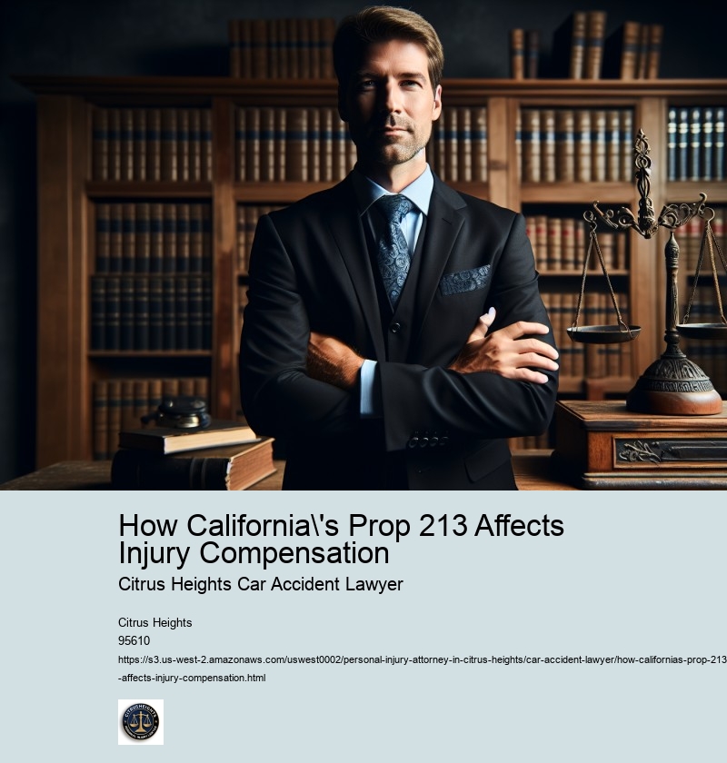 How California's Prop 213 Affects Injury Compensation