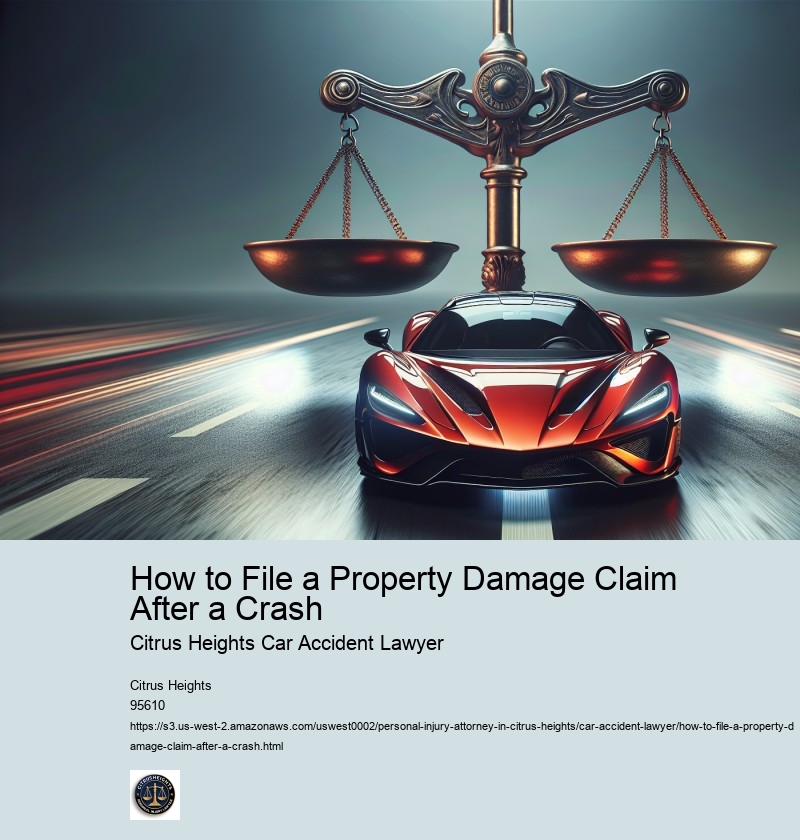 How to File a Property Damage Claim After a Crash