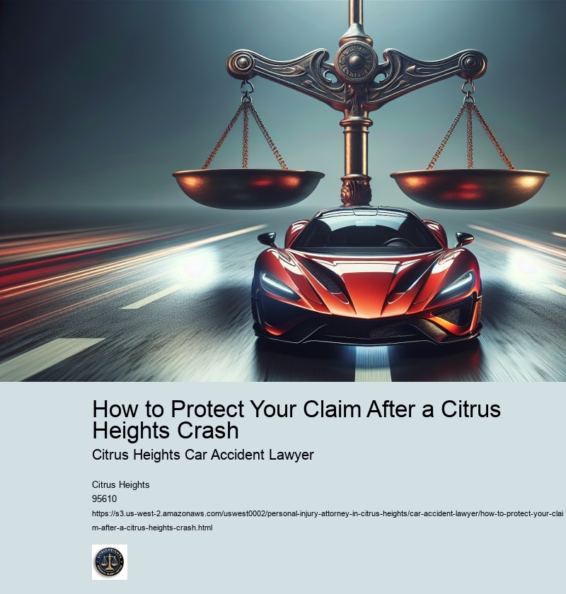 How to Protect Your Claim After a Citrus Heights Crash