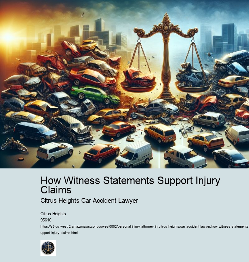 How Witness Statements Support Injury Claims