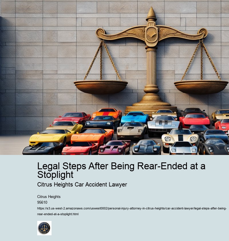 Legal Steps After Being Rear-Ended at a Stoplight