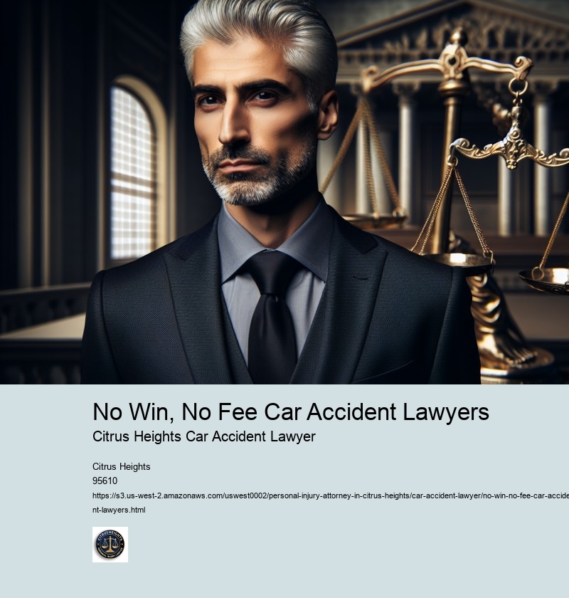 No Win, No Fee Car Accident Lawyers