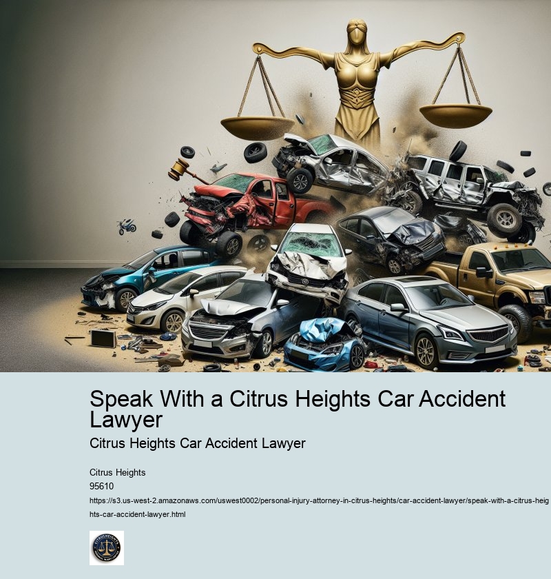 Speak With a Citrus Heights Car Accident Lawyer