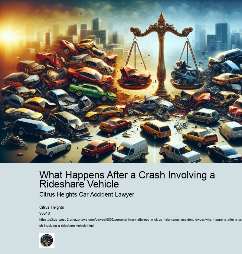 What Happens After a Crash Involving a Rideshare Vehicle