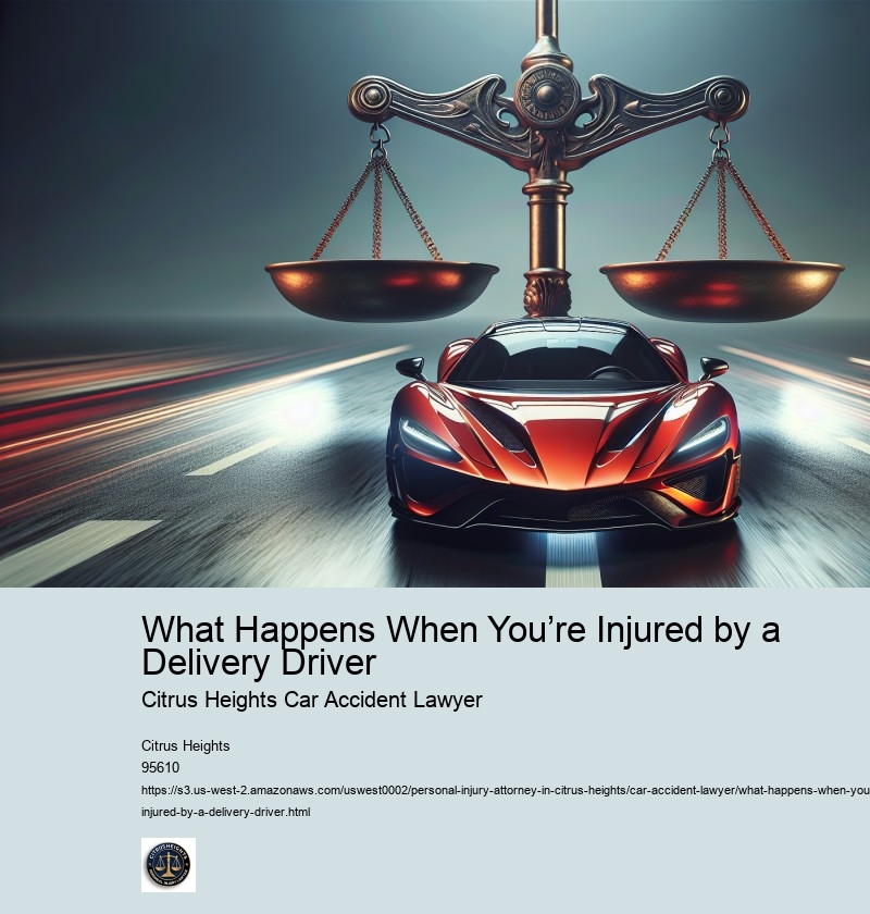 What Happens When You’re Injured by a Delivery Driver